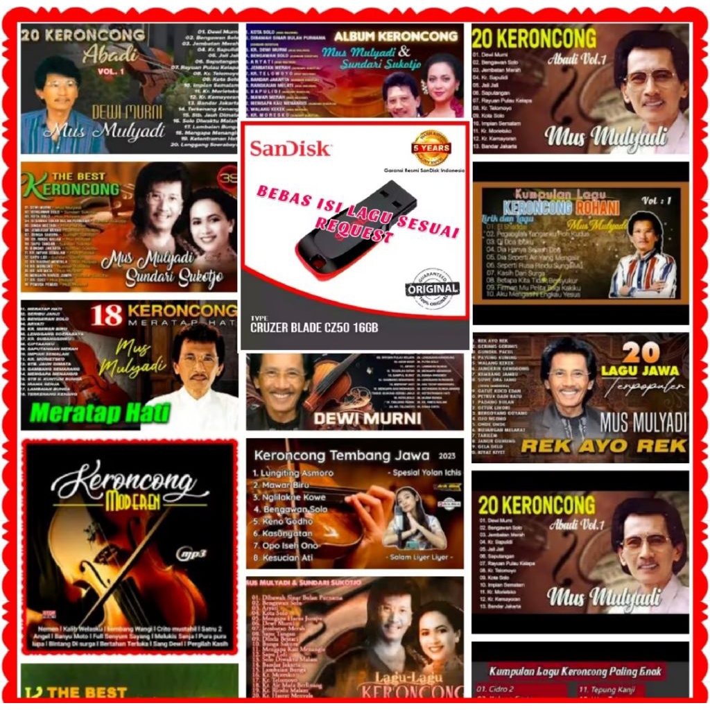 FLASHDISK LAGU KERONCONG-FLASDISK LAGU KERONCONG-LAGU MUSMULYADI KERONCONG-LAGU KERONCONG