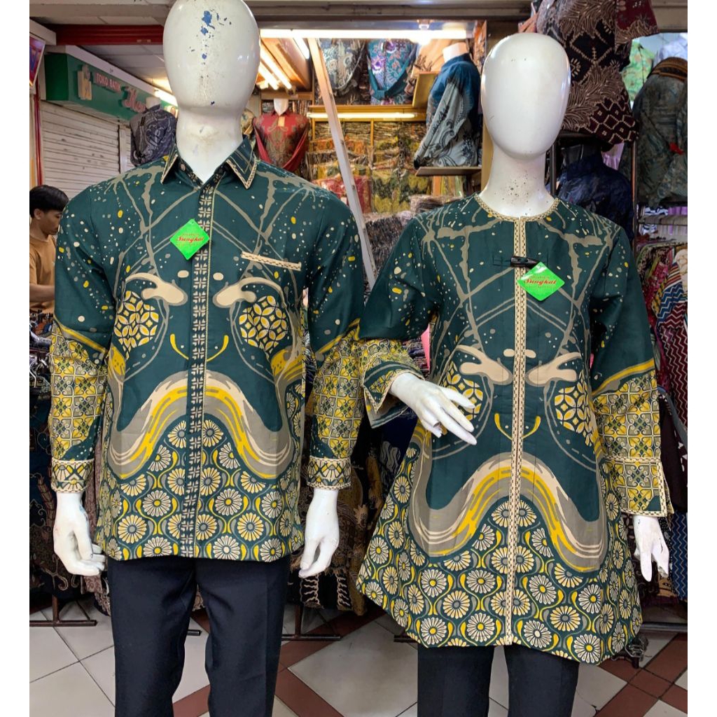 Baju Batik Tunik Bordir Premium | Batik Tunik Couple | Batik Tunik Modern | Batik Sarimbit | Batik K