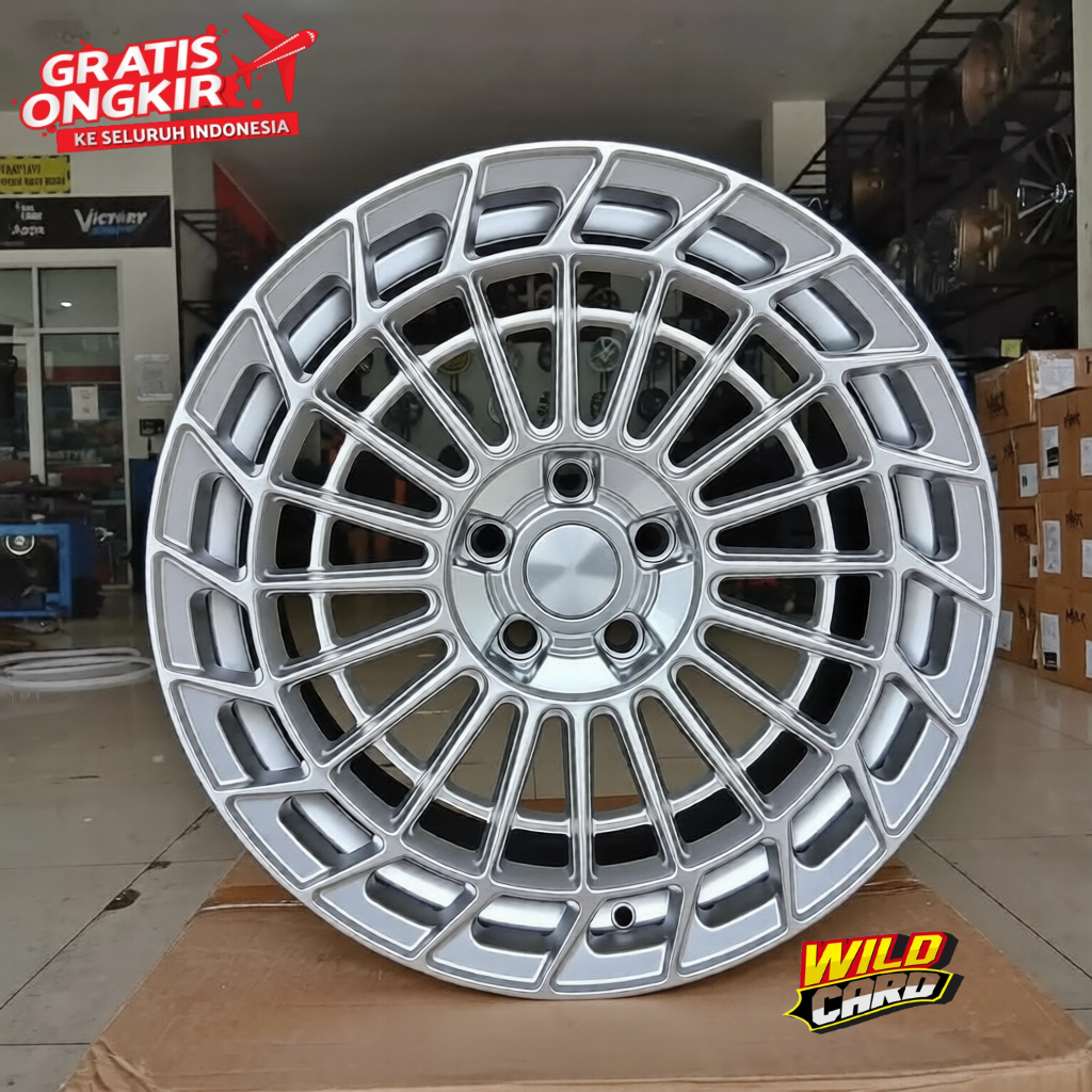 Rekomendasi Velg Racing Terbaru HSR NANGALO R18 Lebar Belang Buat Mobil Audi Mercy Mini Copper