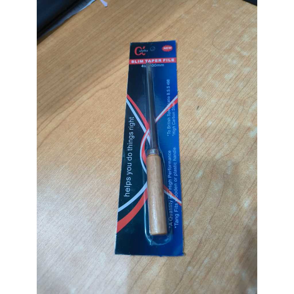 KIKIR GAGANG Kayu / Kikir Gergaji gagang kayu ALPHA 4 inch