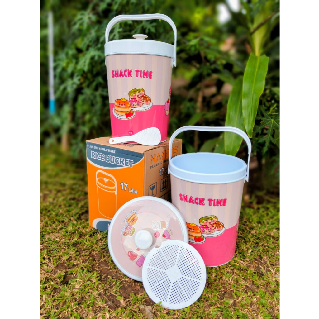 Rice Ice Bucket Termos Nasi Free Centong 17 Liter Nandos Termos Es Batu Termos Besar Serbaguna