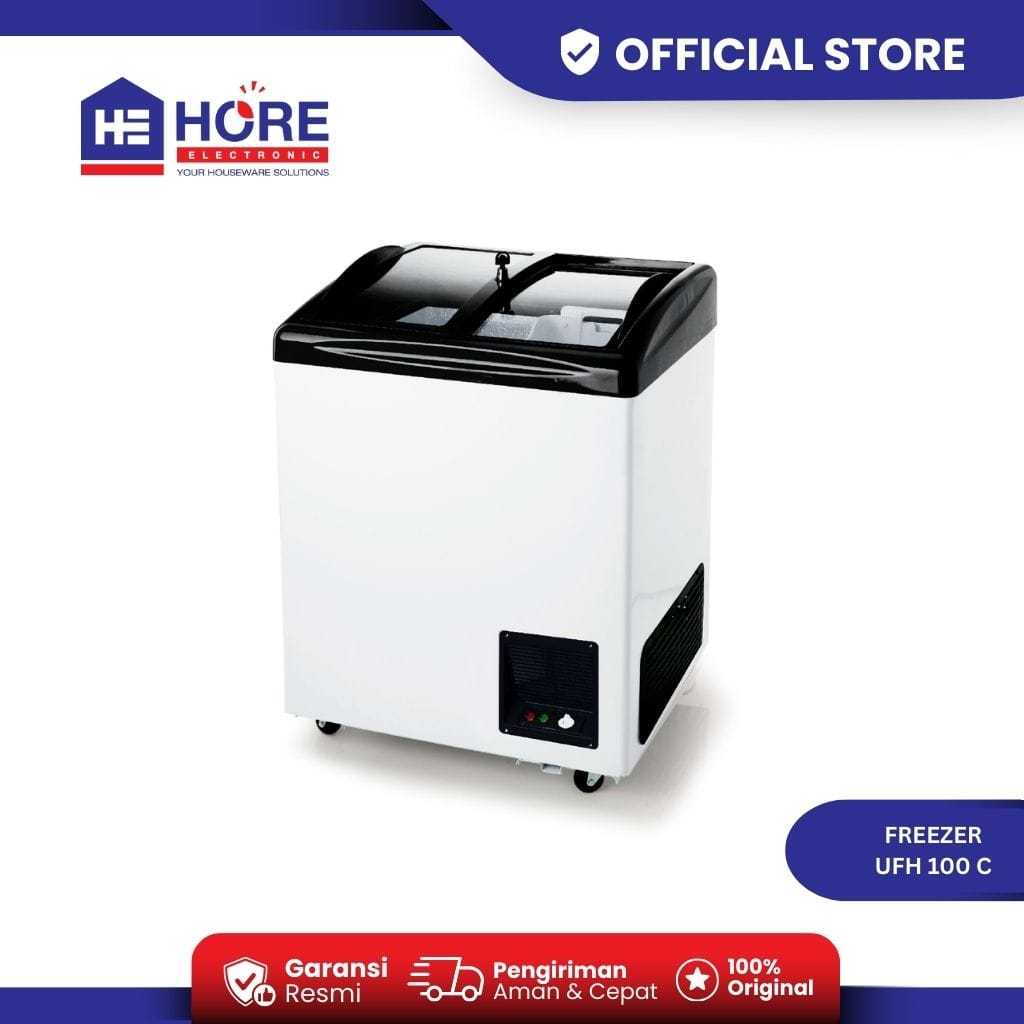 MASPION FREEZER BOX CHEST FREEZER SLIDING UFH 100 C KAPASITAS 100 LITER