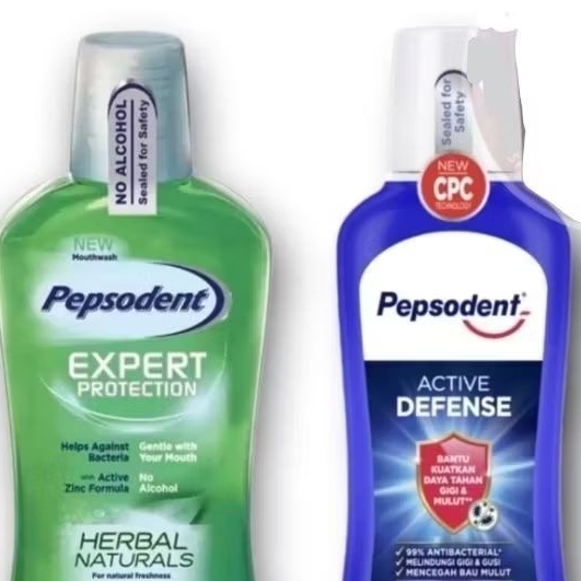 Pepsodent Expert Mouthwash / Obat Kumur Botol Kecil Aneka Varian 150 ml