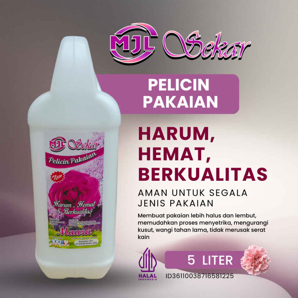 MJL Sekar Pelicin Pakaian 5L (Liter)