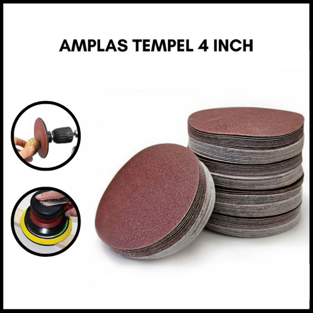 Amplas Bulat Amplas Tempel Kasar Halus