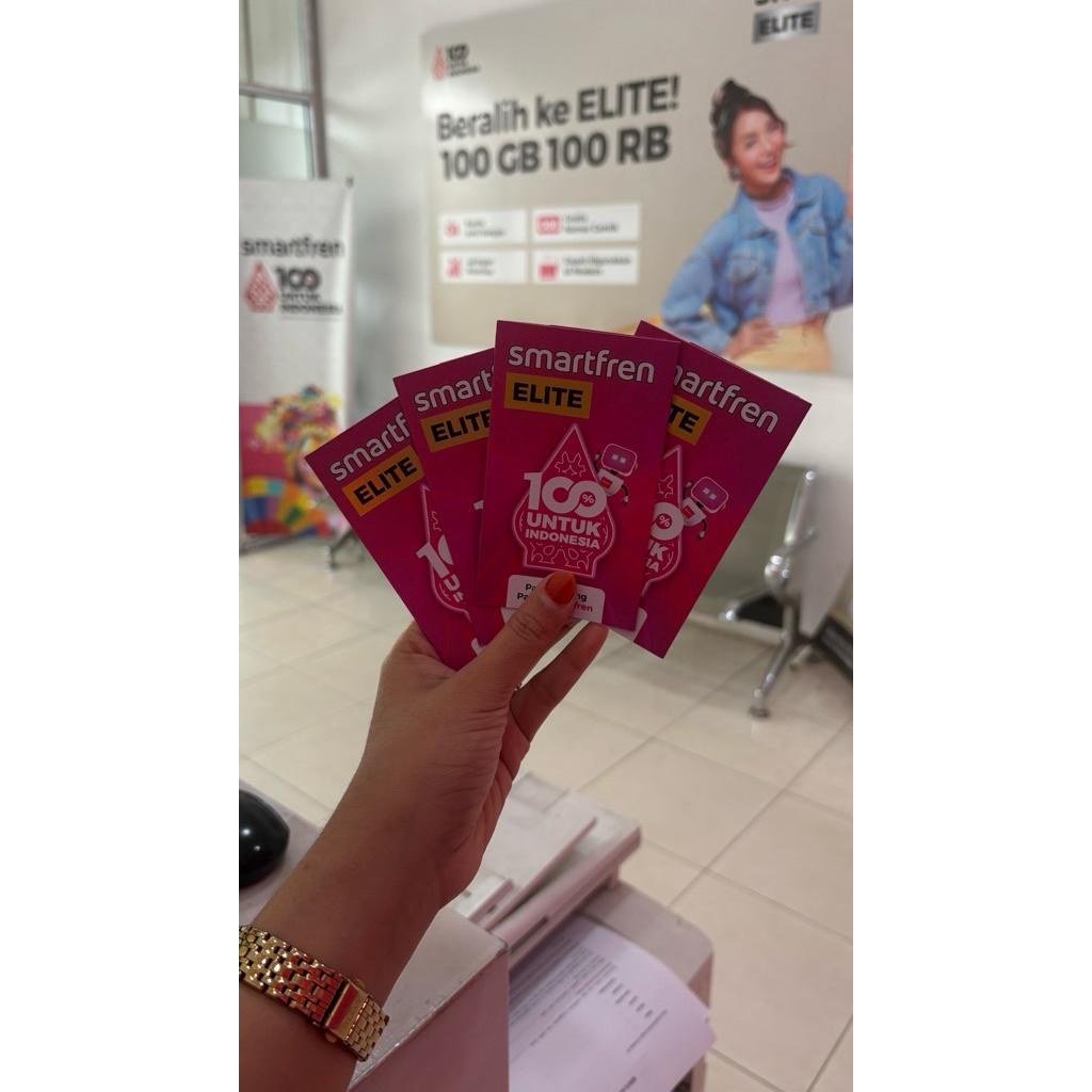 Kartu Perdana Smartfren Elite Pascabayar 100GB Gratis Nomor Cantik 1 Juta