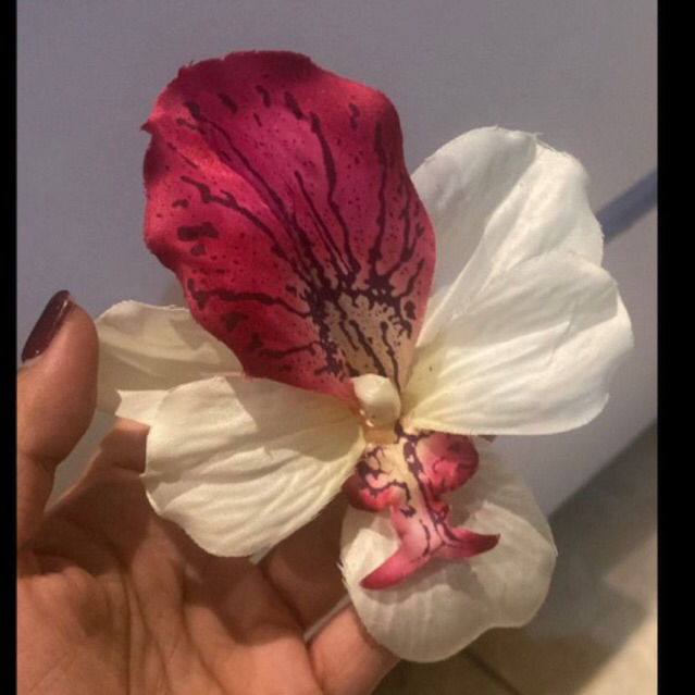 RINC - Jempong Bunga Anggrek Cataly / Cucuk rambut anggrek / Bunga Sanggul Bali Modern / Hiasan Ramb