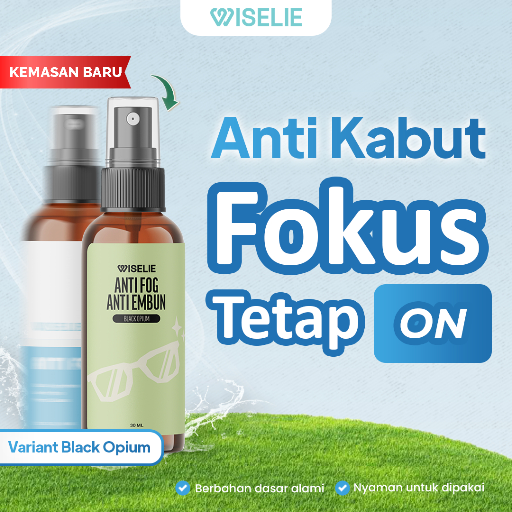 Wiselie Cairan Pembersih Kacamata Anti Fog Pembersih Kacamata Spray Anti Fog Pembersih Kacamata Anti