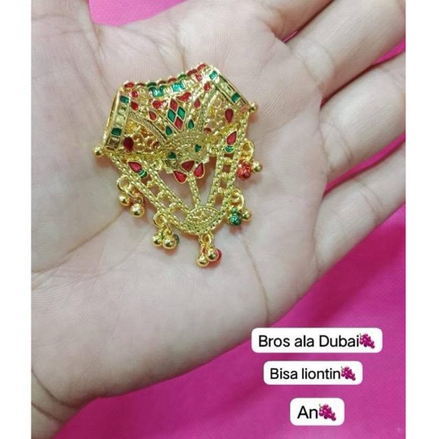 Lunavia accesories Bros/leontin Dubai lapis emas