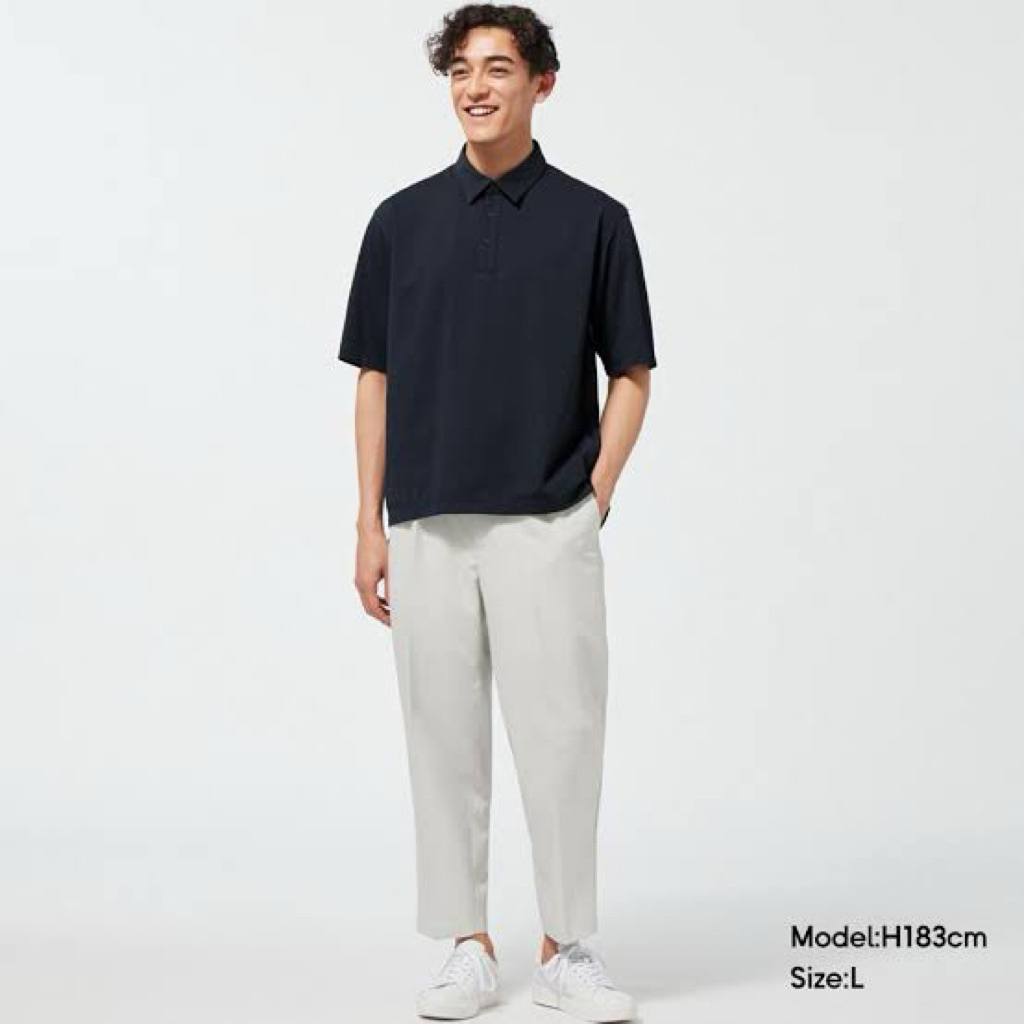 GU by UNIQLO Wide Ankle Pants / Celana Panjang Pria / JP454 / Size 30-31