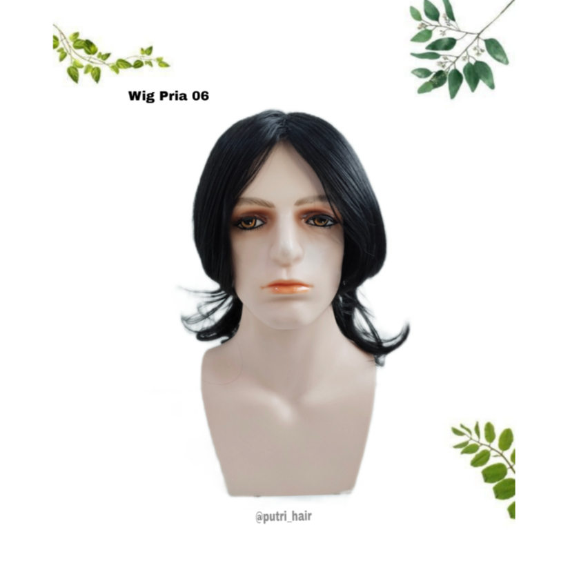 Wig Pria Panjang/Wig Pria 06/Wig Pria Modern/Wig Pria Korea