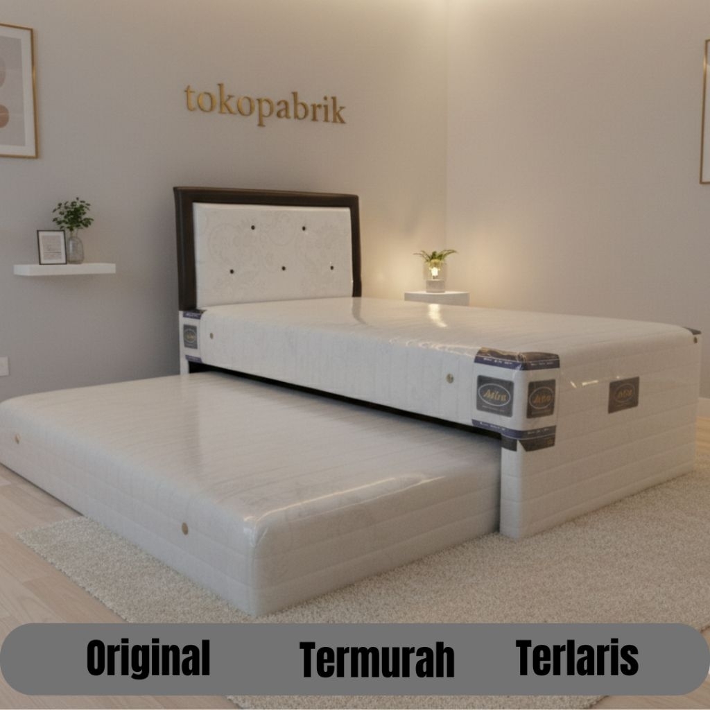 Kasur Sorong 2in1 - Kasur Sorong Dewasa Kain Jaquart Kasur Springbed Termurah Terlaris Bandung Bekas