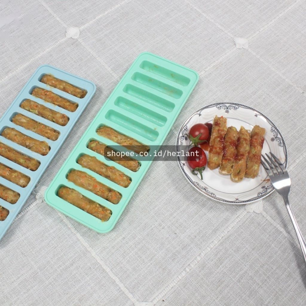 RB Cetakan Silikon Sosis Es Batu Nugget Kue Kering Brownies Coklat Lady Finger Biskuit Cookies