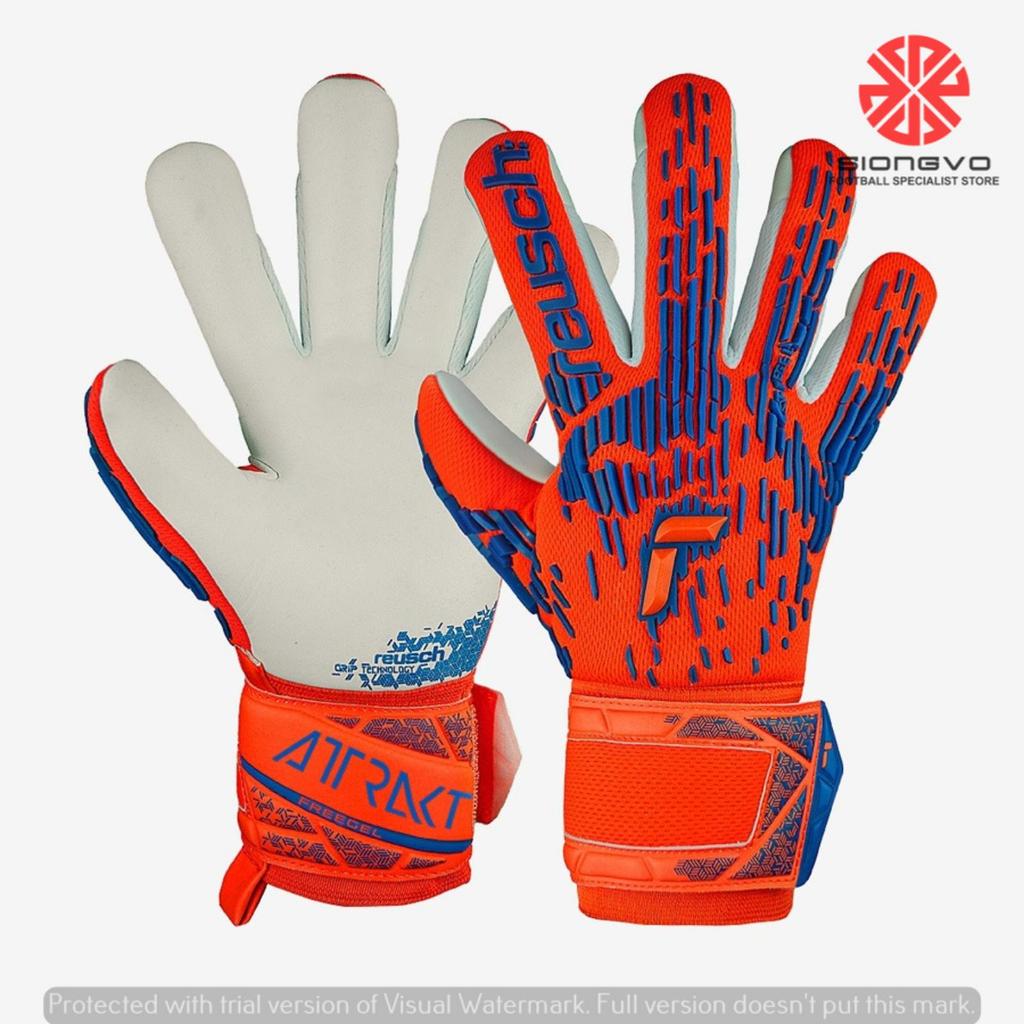 SARUNG TANGAN KIPER - REUSCH ATTRAKT FREEGEL SILVER GK GLOVE 54702352210_BDG