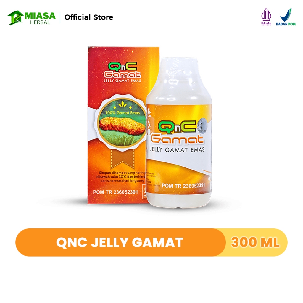 QnC Jelly Gamat Emas 100% Asli Emas - Jely - Jeli - Q n C