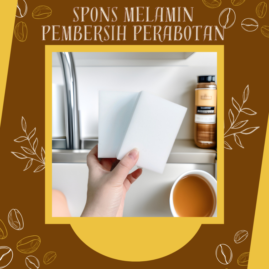 MAGIC SPONGE SPONS AJAIB MELAMIN PEMBERSIH SERBA GUNA SPONGE KITCHEN CLEANER