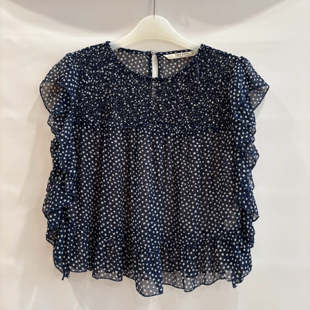 [PRELOVED] Atasan Motif Polka Dot Zara