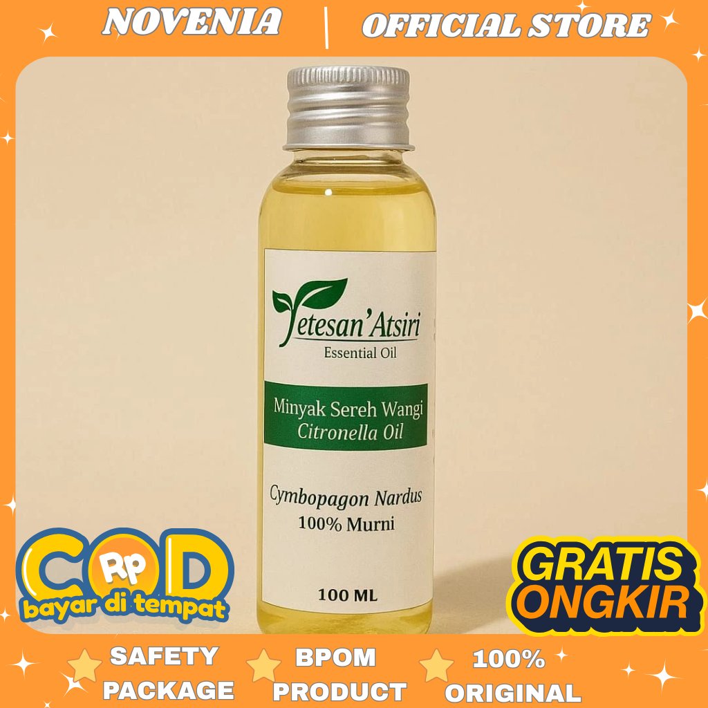 Minyak Atsiri Sereh Wangi 100 ml Citronella Oil 100ml Minyak Sereh
