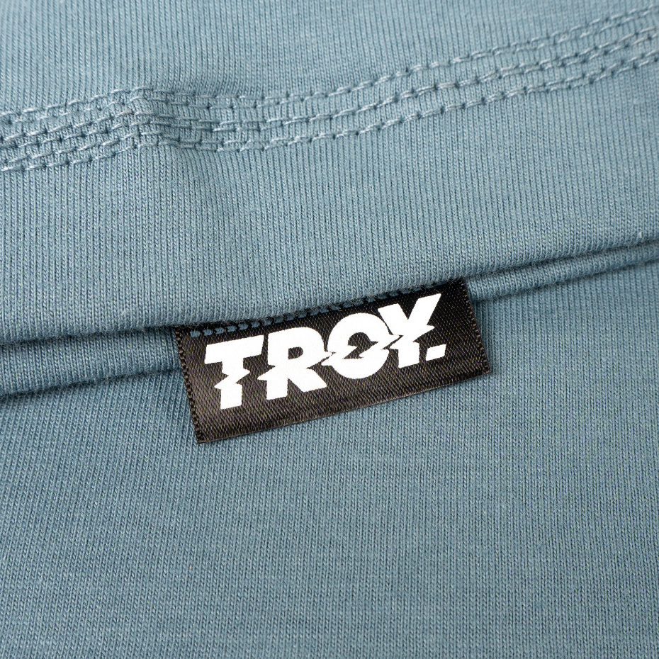 Troy Company Tshirt Mineral Blue Batter Baseball - Kaos Lengan Pendek Kaos Biru Mineral MTD 2842
