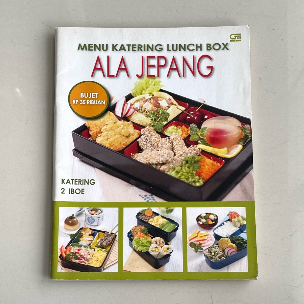 Buku MENU KATERING LUNCH BOX ALA JEPANG Katering 2 Iboe