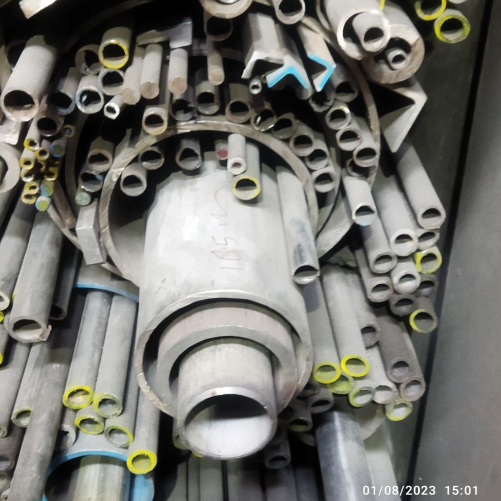 pipa stainless od 42mm tebal 3mm x 70cm