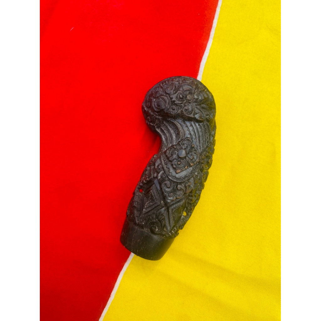 Deder keris bahan kayu Tua Hitam DDR99KY | handle keris | hulu keris | gagang keris | danganan keris