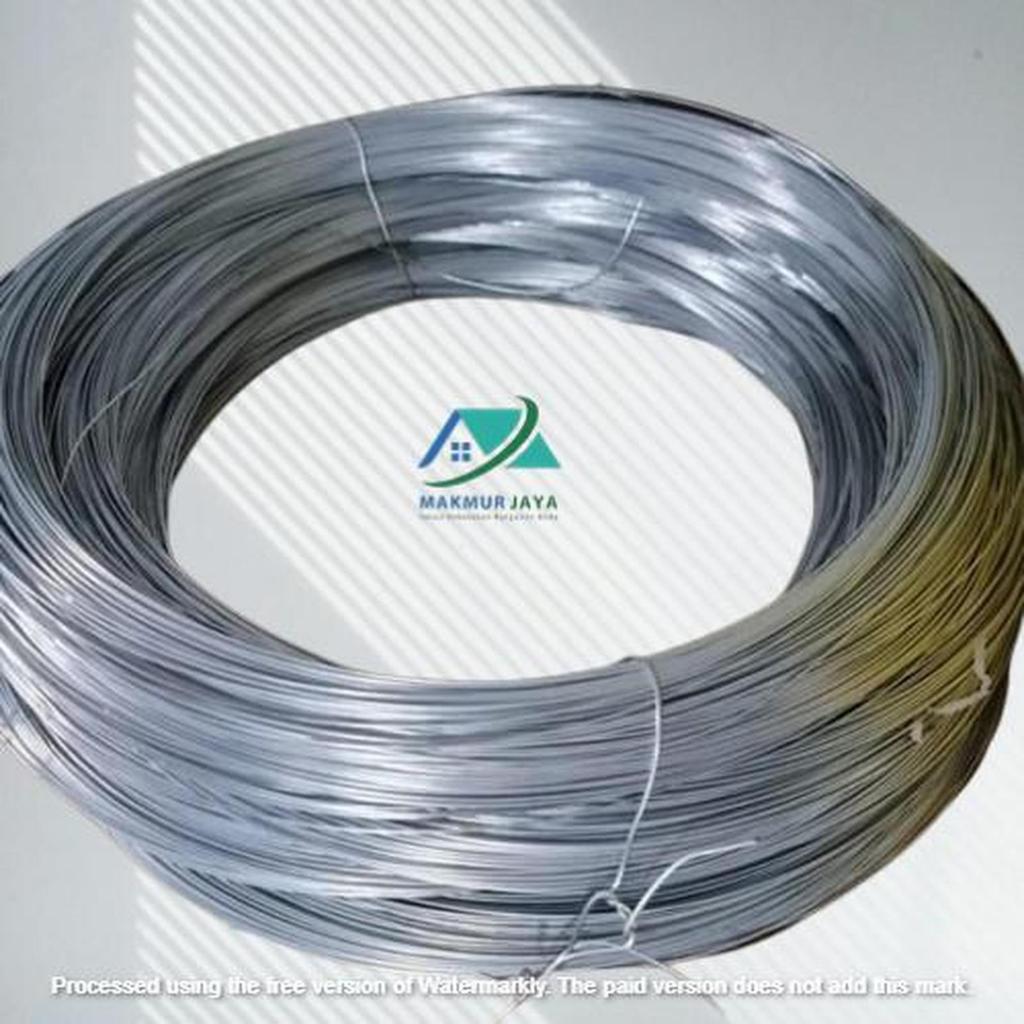 Kawat BWG 18 kawat putih 1.2 mm kawat galvanis 1 kg