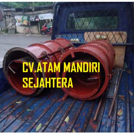 Cetakan Gorong Gorong Beton Ukuran Diameter 40 x Tinggi 100 cm - Cetakan Buis Beton