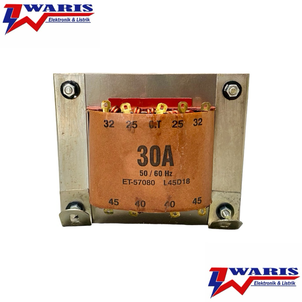 Trafo Murni ERA 30A Ampere CT 45V Tembaga Besar