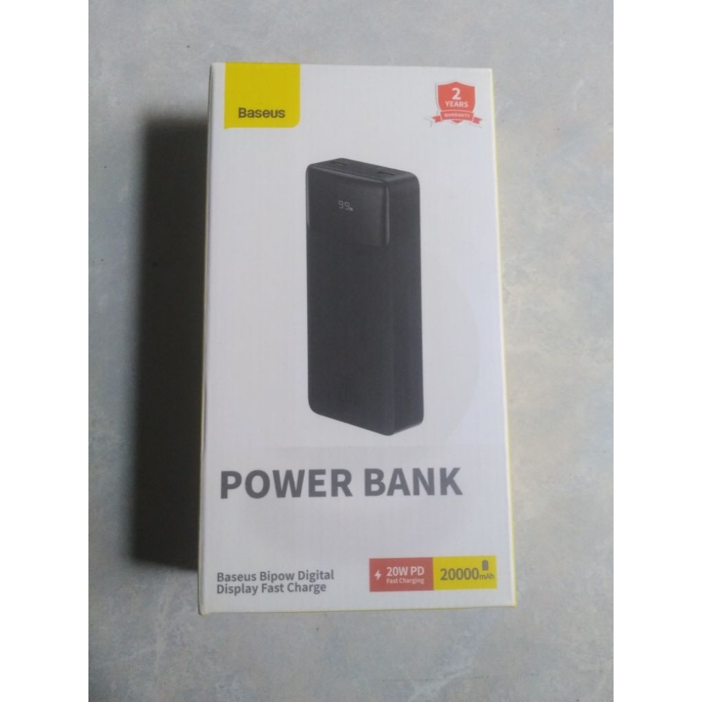 powerbank baseus 20000mah