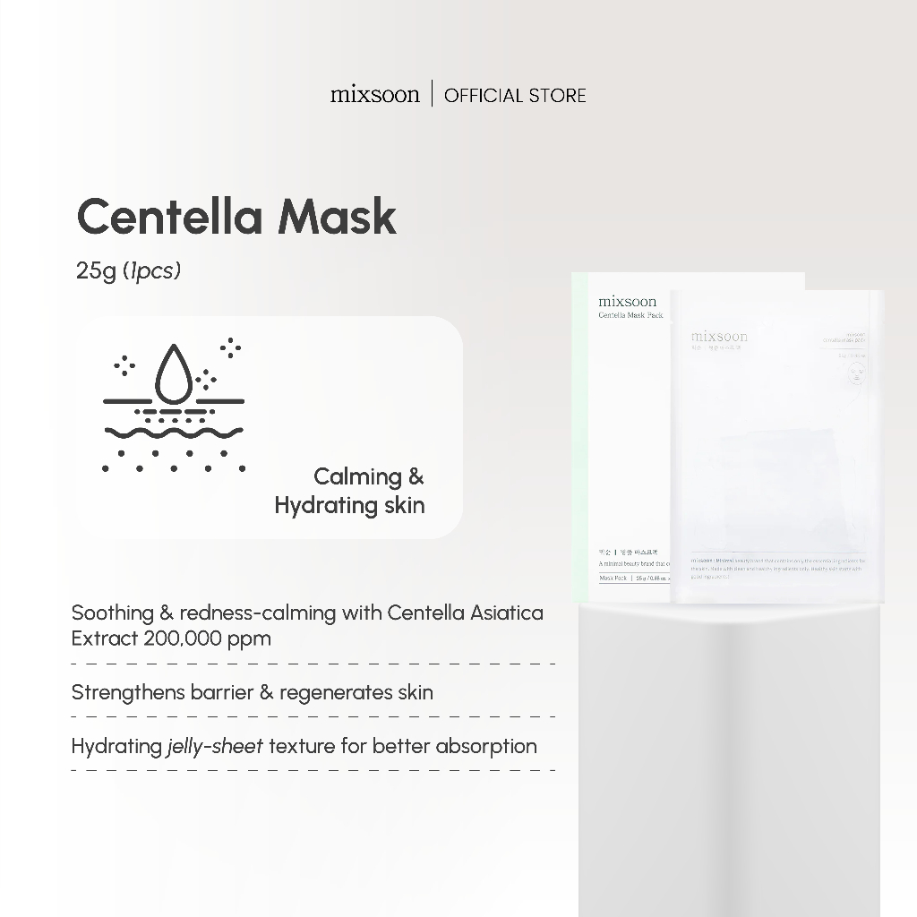 MIXSOON Centella Mask  (1ea)