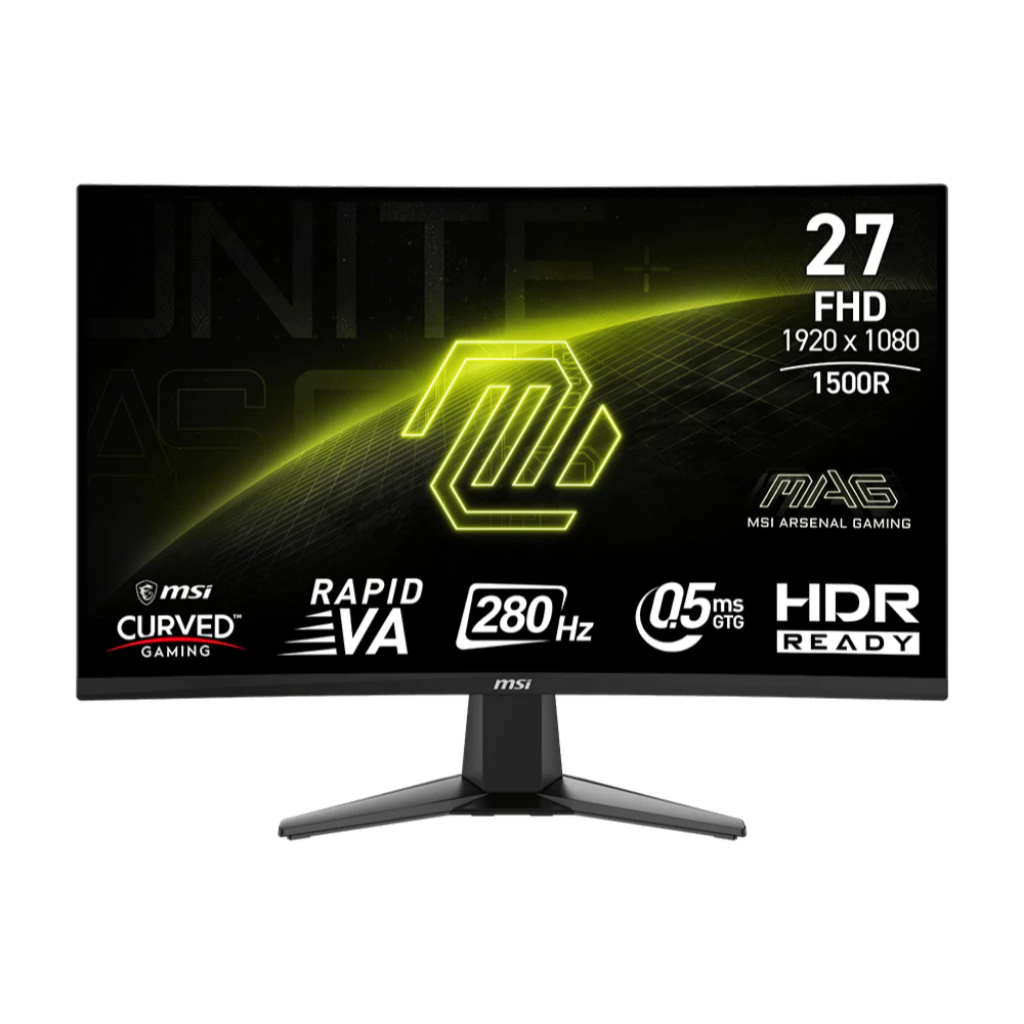 MSI MAG 276CXF FHD 280Hz 0.5ms Curved Adaptive Sync Monitor