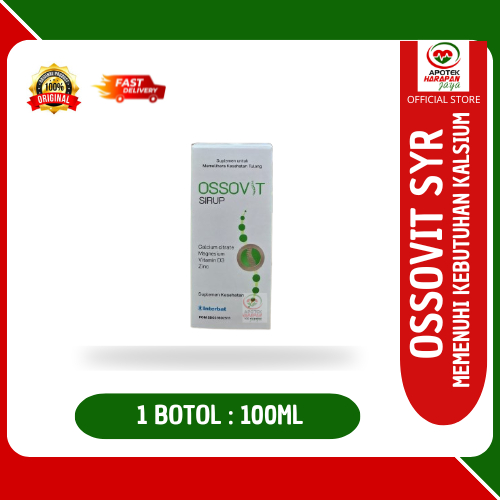 OSSOVIT SIRUP 100ML / OSTEOPOROSIS / VITAMIN PERKEMBANGAN IBU HAMIL