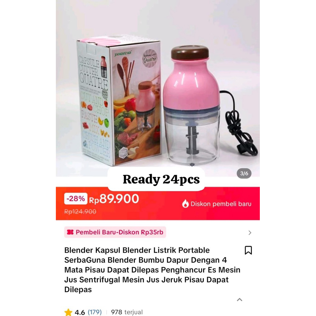 blender capsul chopper