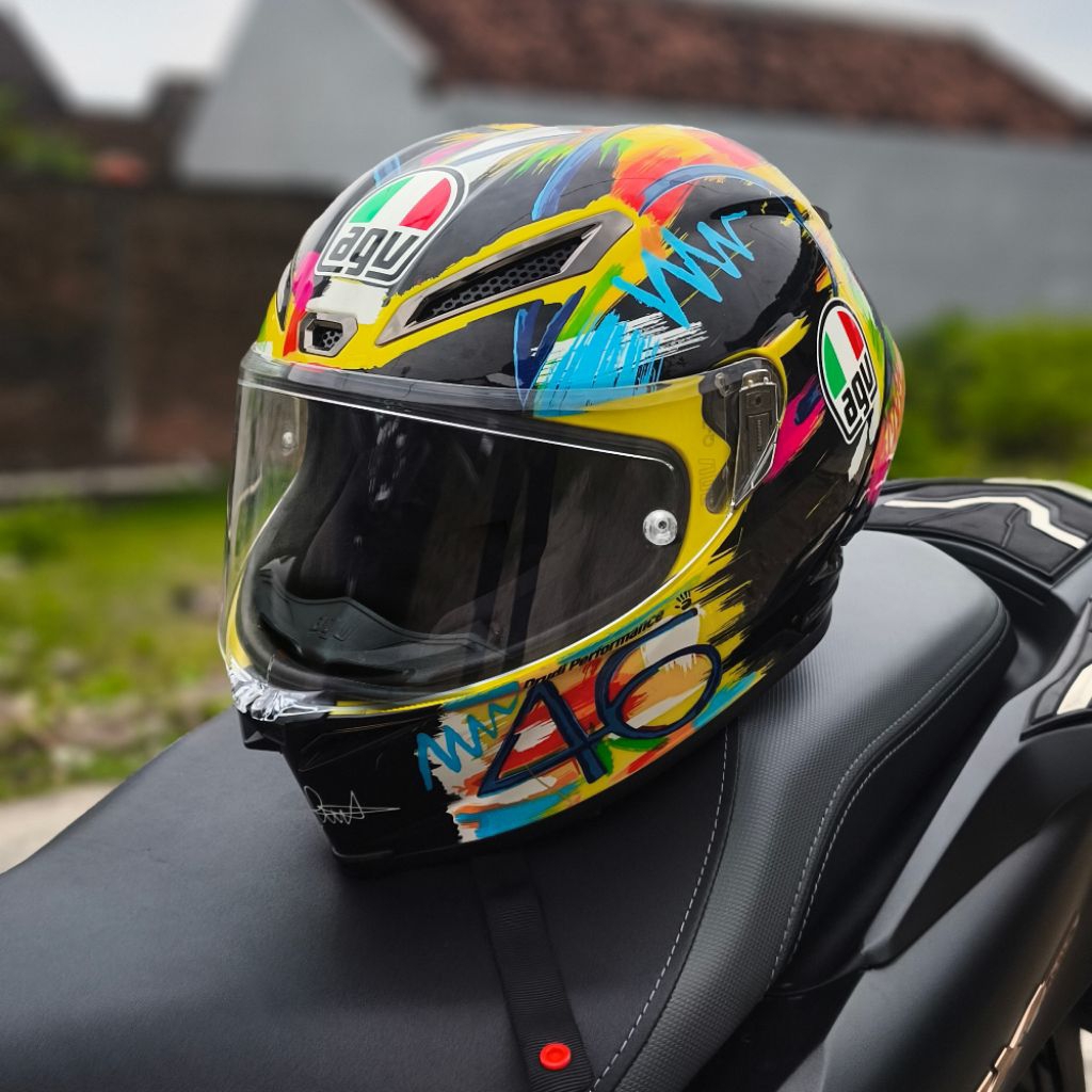 AGV PISTA GPR MOTIF ROSSI WINTERTEST 2019 1:1 sz L/XL masuk