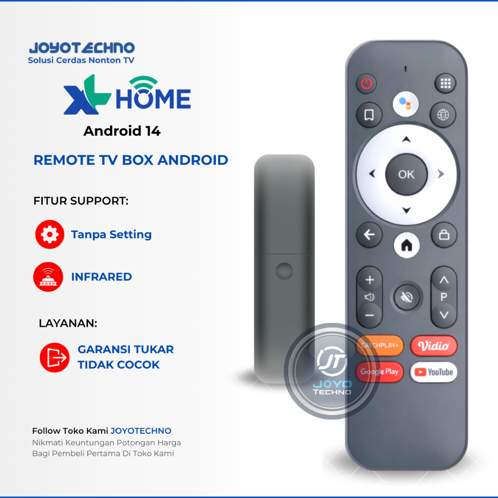 Remote STB Android TV XL Home Akari AX810 AX512 infrared Non Voice