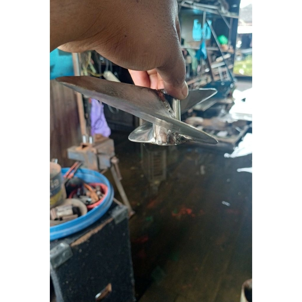 baling baling perahu/kipas parahu stainles untuk mesin 13hp