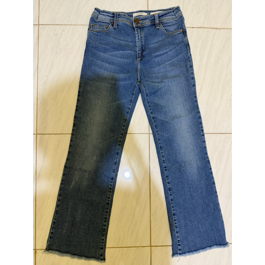 Preloved Jeans Stradivarius Wanita biru