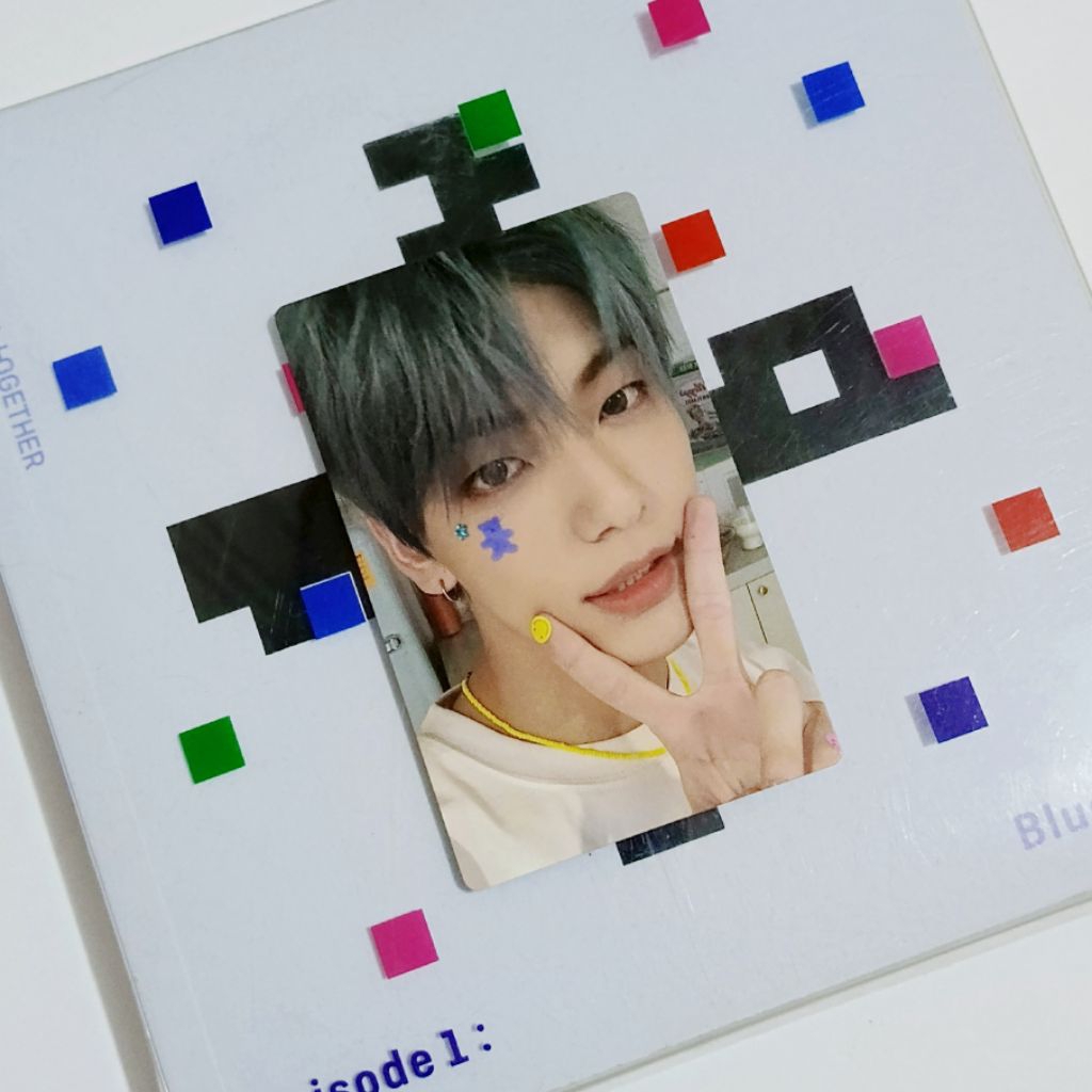 [BOOKED] pc photocard album blue hour soobin r ver txt tomorrow x together official
