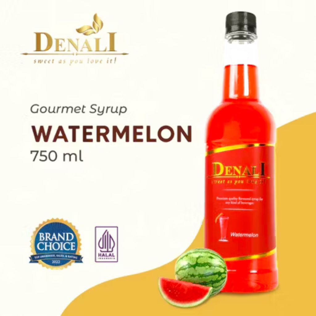 Denali - watermelon syrup 760ml - sirup denali watermelon - sirup denali