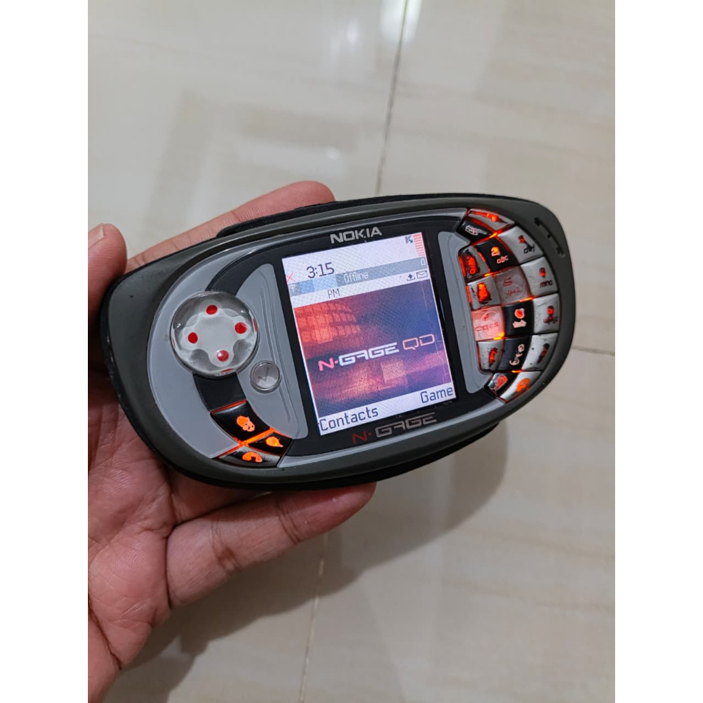 HP NOKIA NGAGE N-GAGE QD - JADUL COLLECTOR ITEM NOSTALGIA - SIAP PAKAI GAME