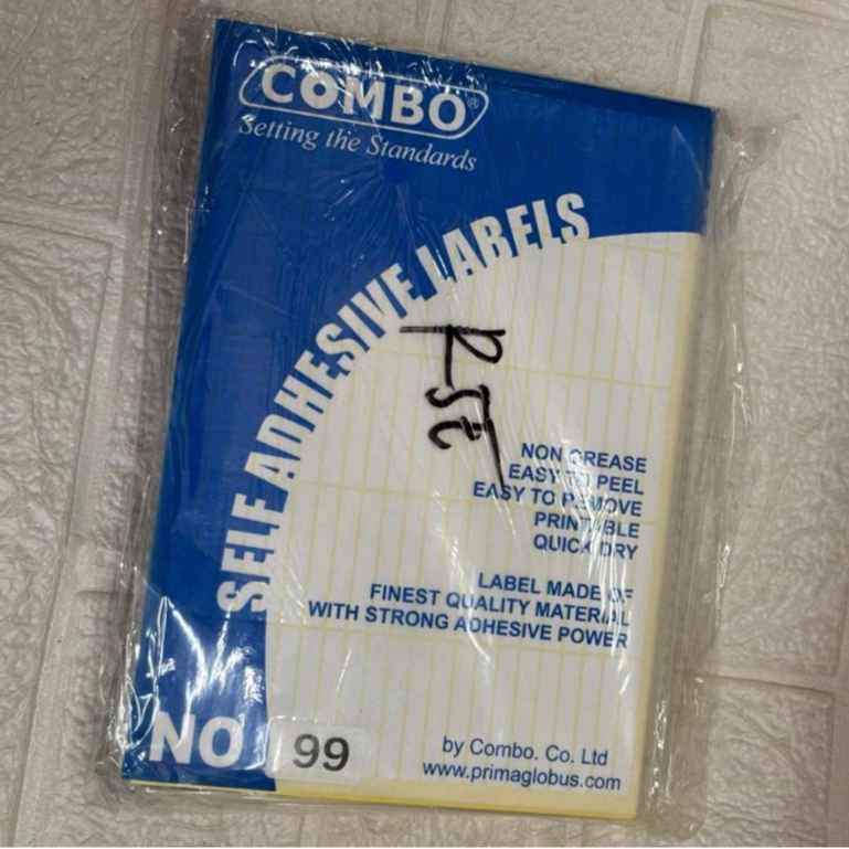 [1 BALL] Label Kertas COMBO Ukuran Kecil Untuk Tip X Isi 25 Pack