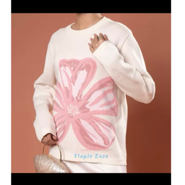 BWBYAZ Staple Ease - Claire Blossom Knit Katun Nyaman (READY) 280k chat admin