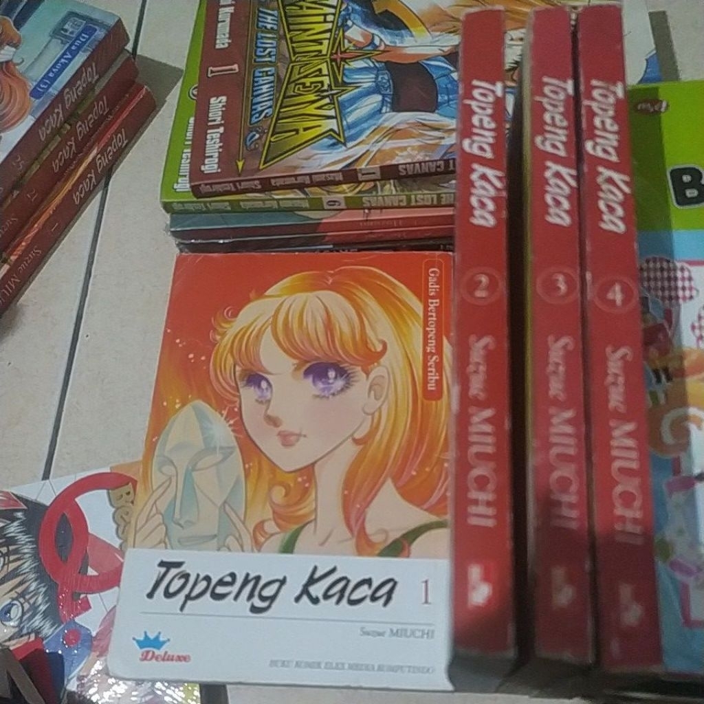 komik cabutan second topeng kaca deluxe vol 1-4