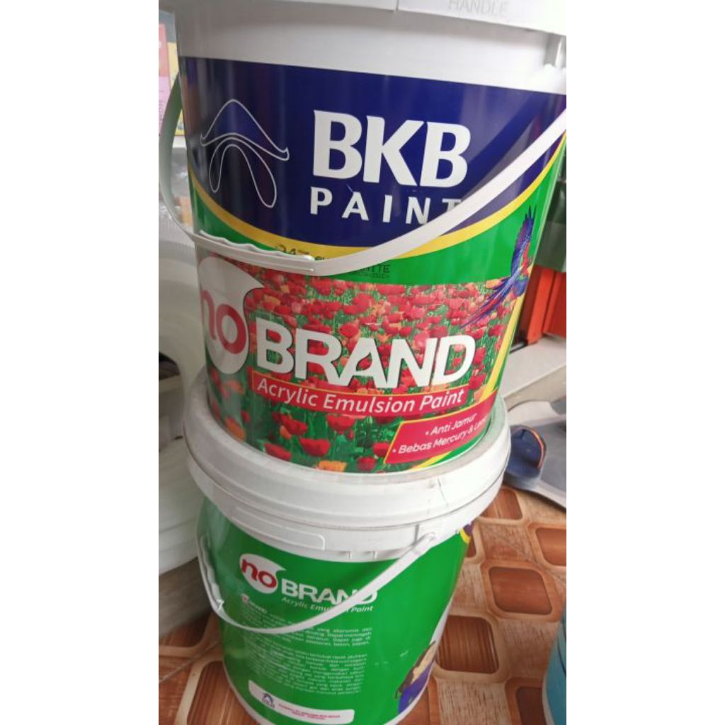 Cat Tembok / Cat Plafond Ekonomis NO BRAND 20 KG