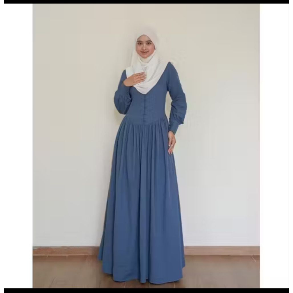 gamis linen evolvere baju gamis modern gamis model torso gamis ala' princess