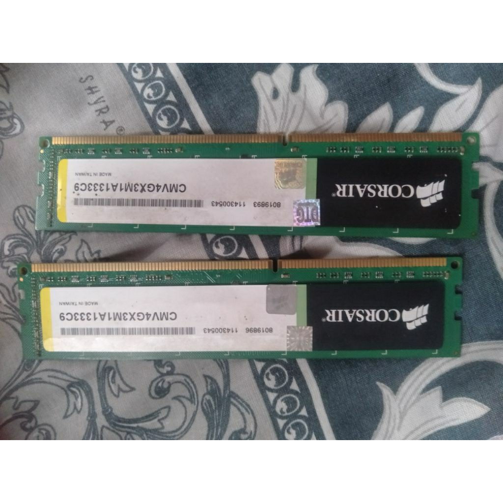 Ram Corsair 8GB (4+4) DDR3