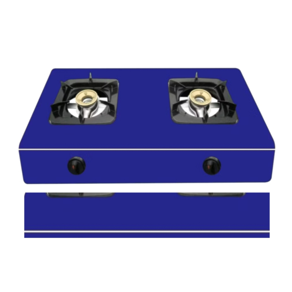 STIKER KOMPOR GAS 2 TUNGKU MOTIF WARNA POLOS