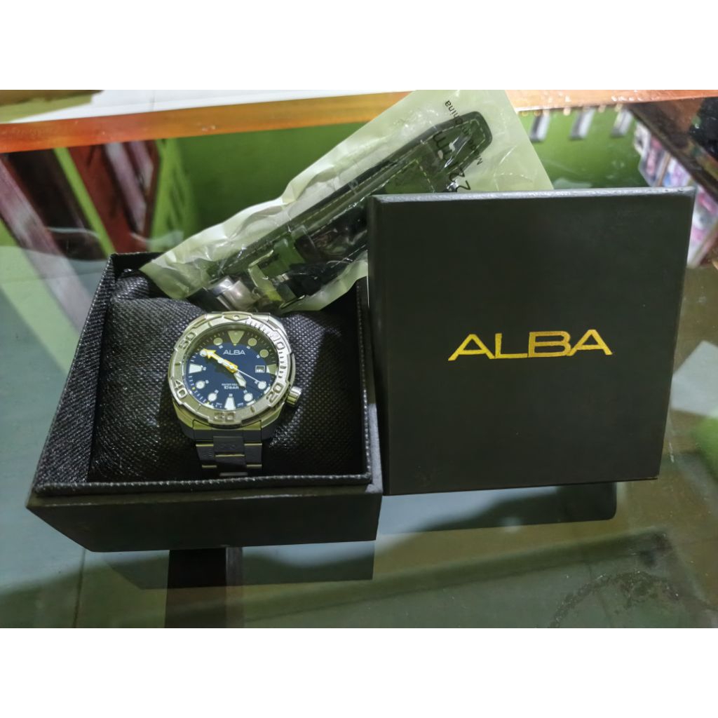 Jam alba active AG8M19X1 blue dial