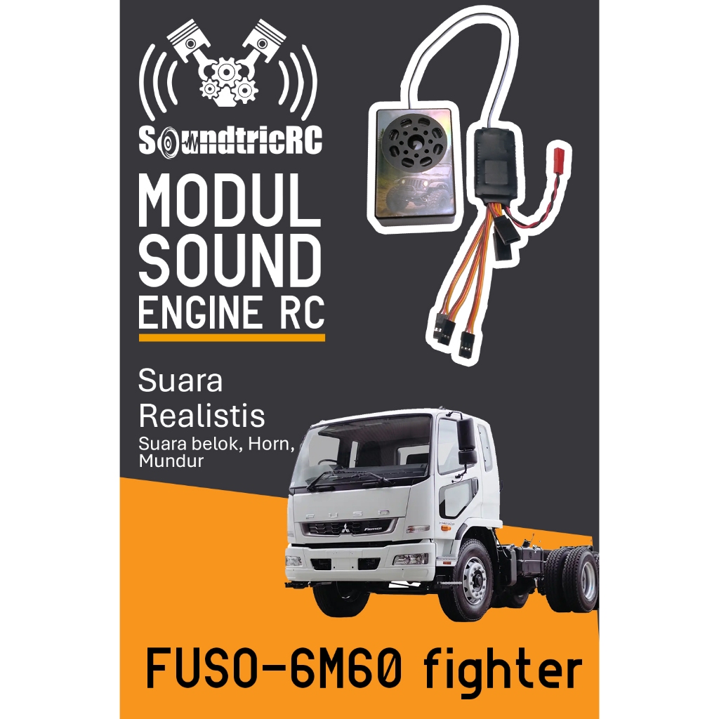 SUARA MESIN RC FUSO-6M60 fighter